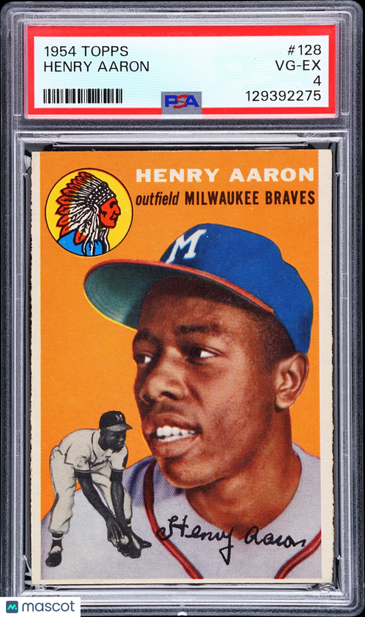 1954 Topps Henry Aaron #128 PSA 4
