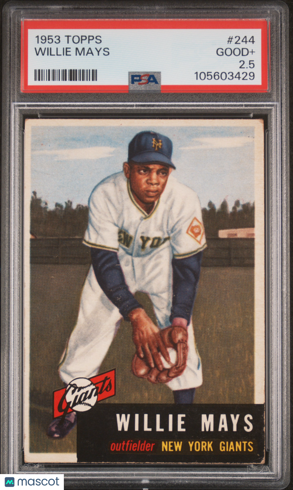 1953 Topps Willie Mays #244 PSA 2.5