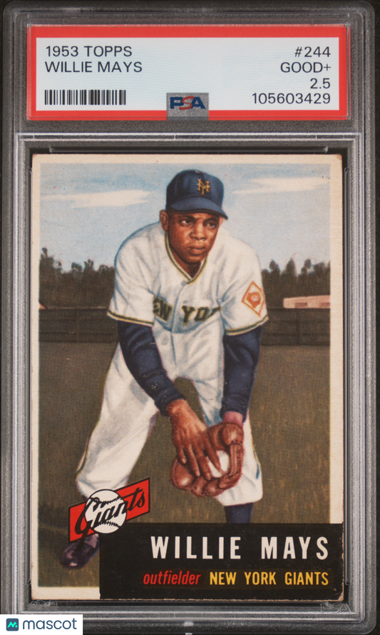 1953 Topps Willie Mays #244 PSA 2.5