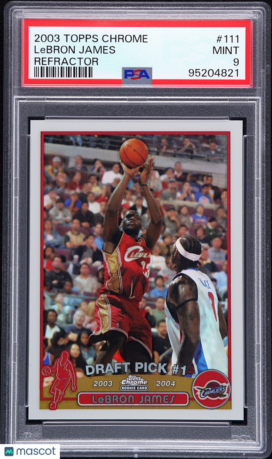 2003 Topps Chrome LeBron James #111 Refractor PSA 9