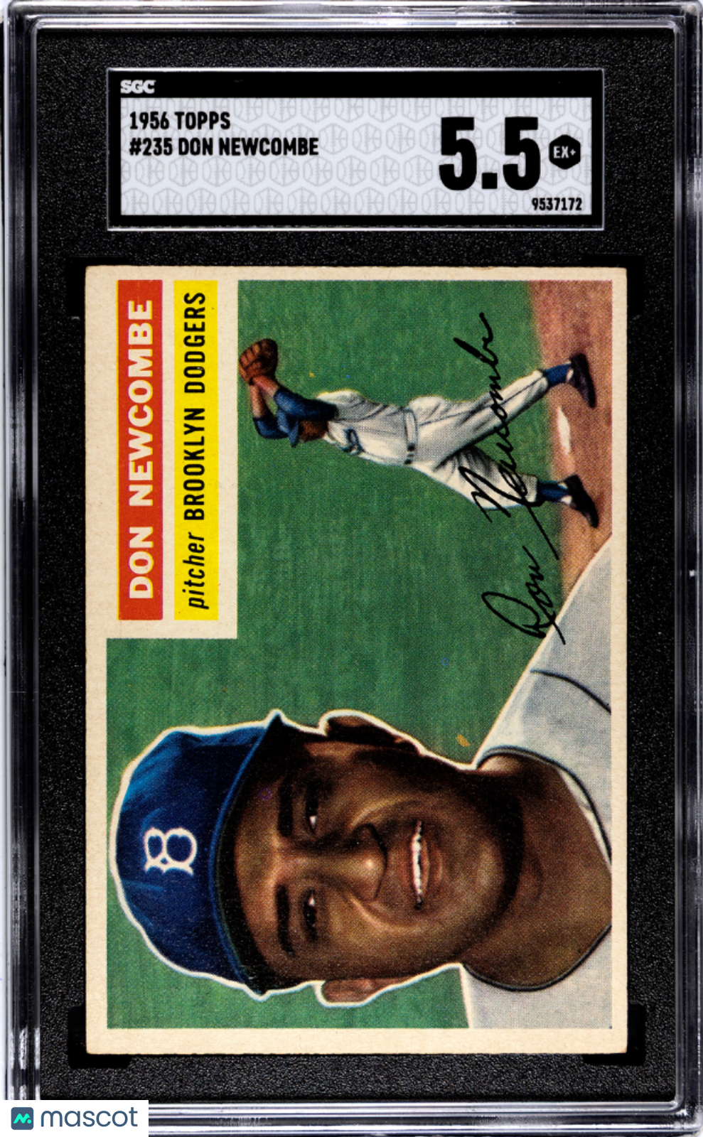 1956 Topps Don Newcombe #235 SGC 5.5