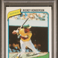1980 Topps Rickey Henderson #482 PSA 8