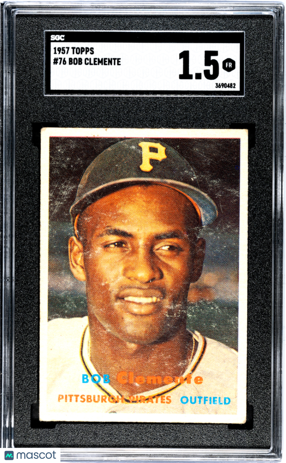 1957 Topps Bob Clemente #76 SGC 1.5