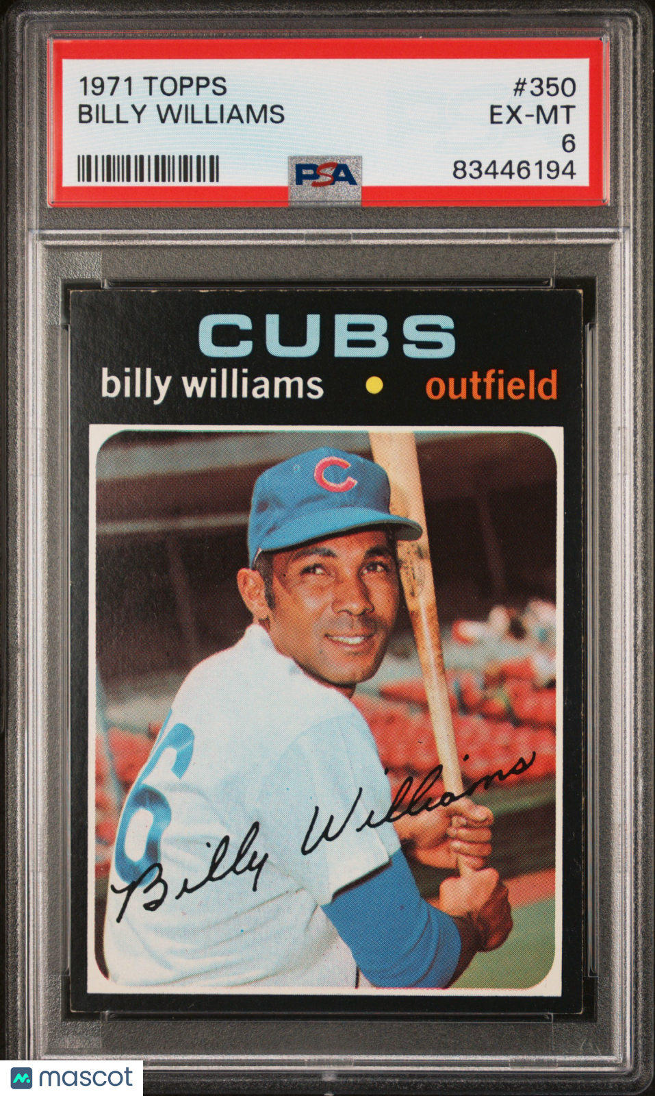 1971 Topps Billy Williams #350 PSA 6
