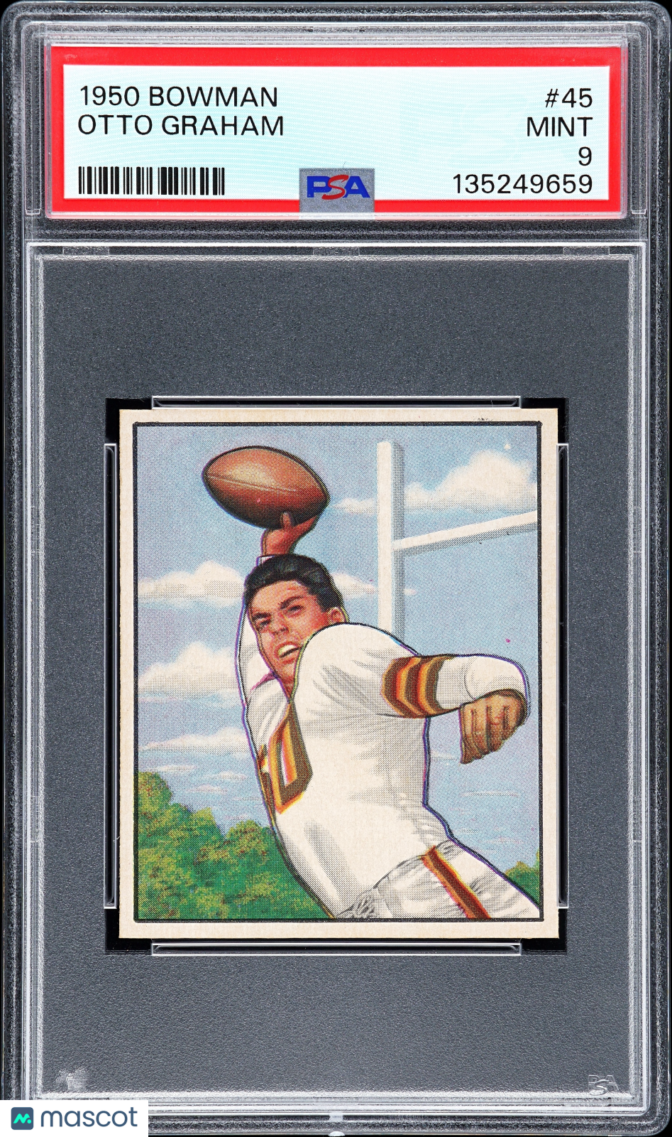 1950 Bowman Otto Graham #45 PSA 9
