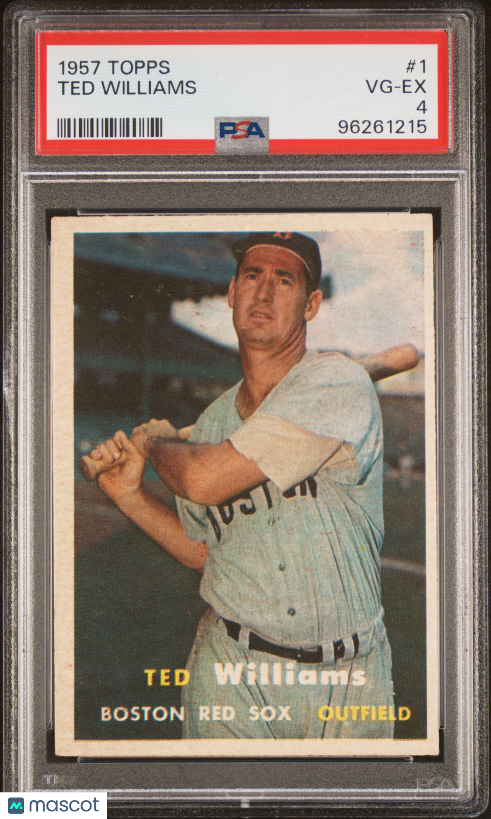 1957 Topps Ted Williams #1 PSA 4