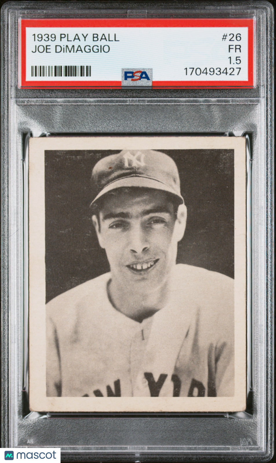 1939 Play Ball Joe Dimaggio #26 PSA 1.5