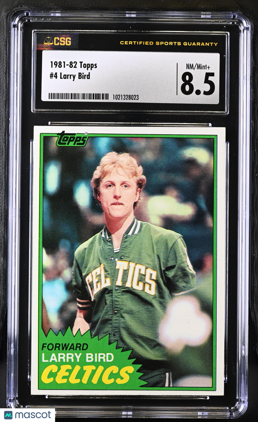 1981-82 Topps Larry Bird #4 CGC 8.5