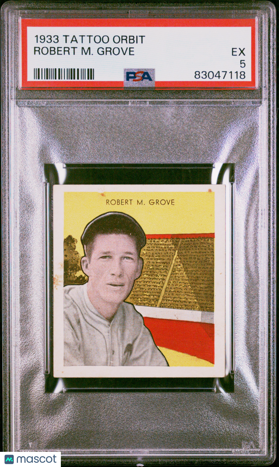 1933 R305 Tattoo Orbit Robert M. Grove PSA 5