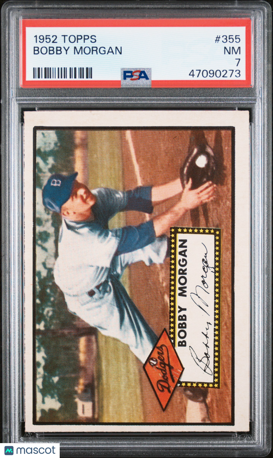 1952 Topps Bobby Morgan #355 PSA 7