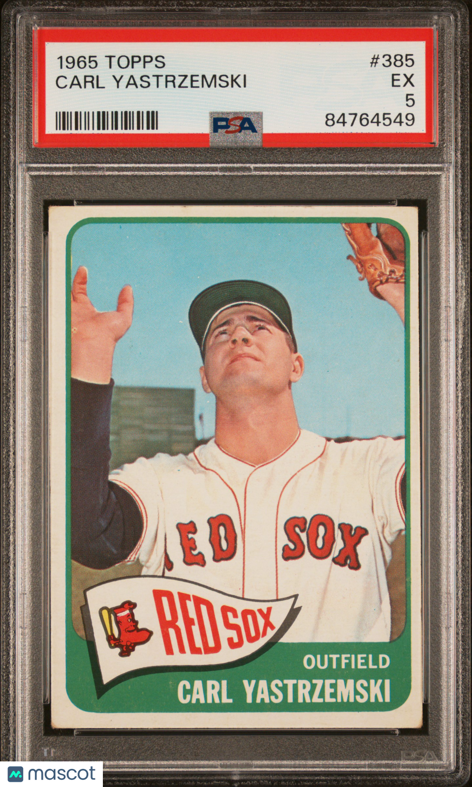 1965 Topps Carl Yastrzemski #385 PSA 5