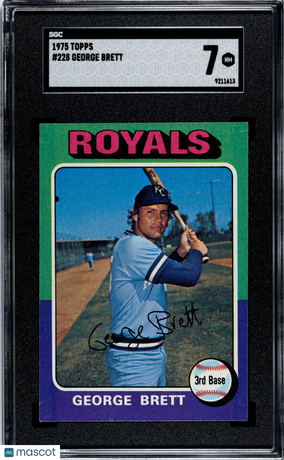 1975 Topps George Brett #228 SGC 7