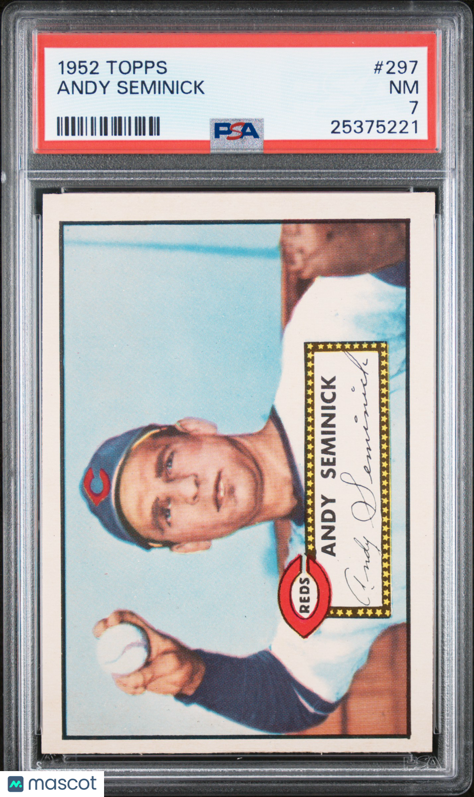 1952 Topps Andy Seminick #297 PSA 7