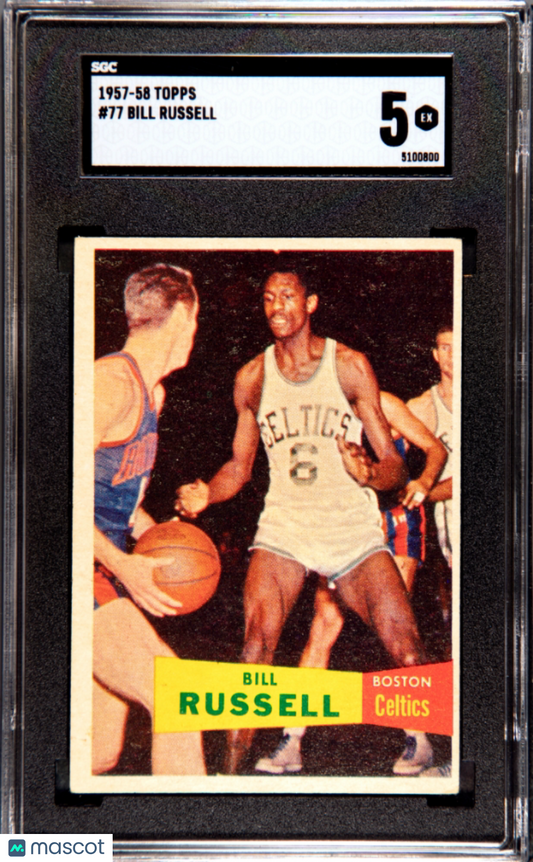 1957 Topps Bill Russell #77 SGC 5