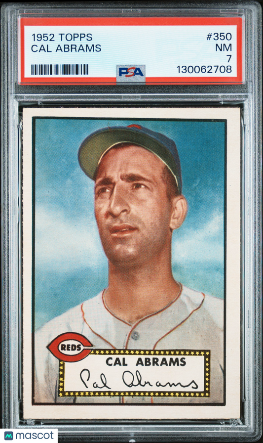 1952 Topps Cal Abrams #350 PSA 7