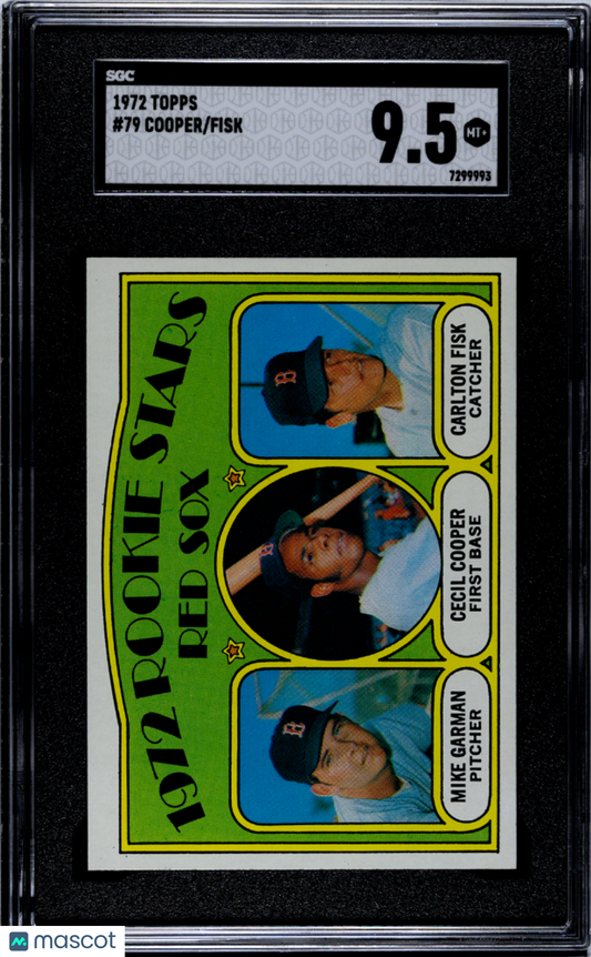 1972 Topps Fisk Cooper #79 SGC 9.5