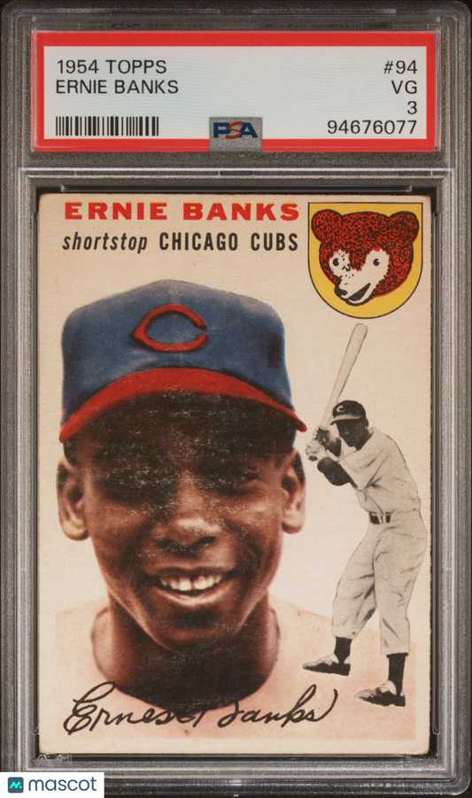 1954 Topps Ernie Banks #94 PSA 3