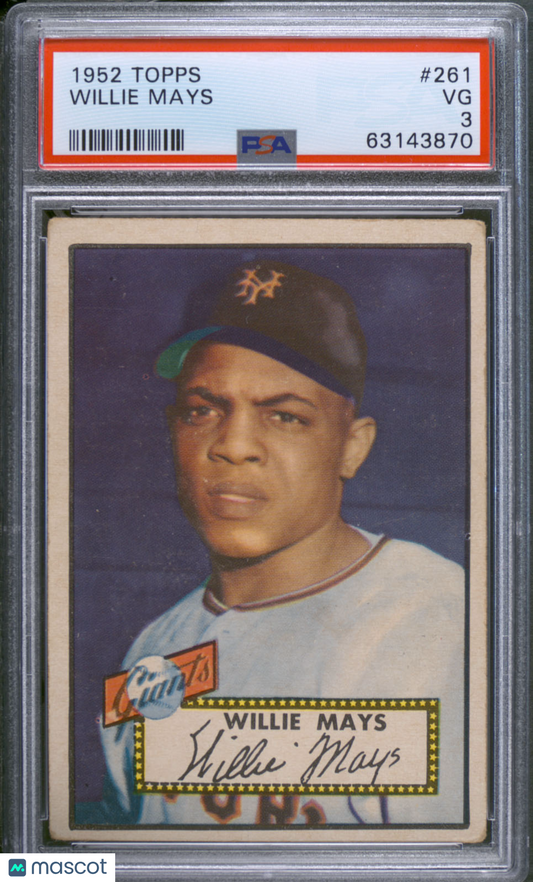 1952 Topps Willie Mays #261 PSA 3