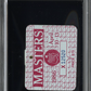1986 The Masters-Badge Major #18 Masters #6 PSA 10