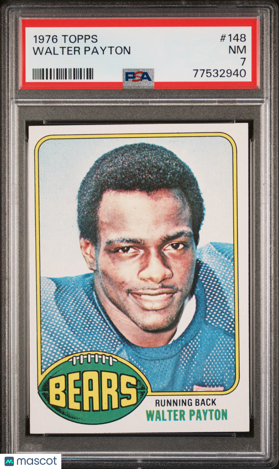 1976 Topps Walter Payton #148 PSA 7
