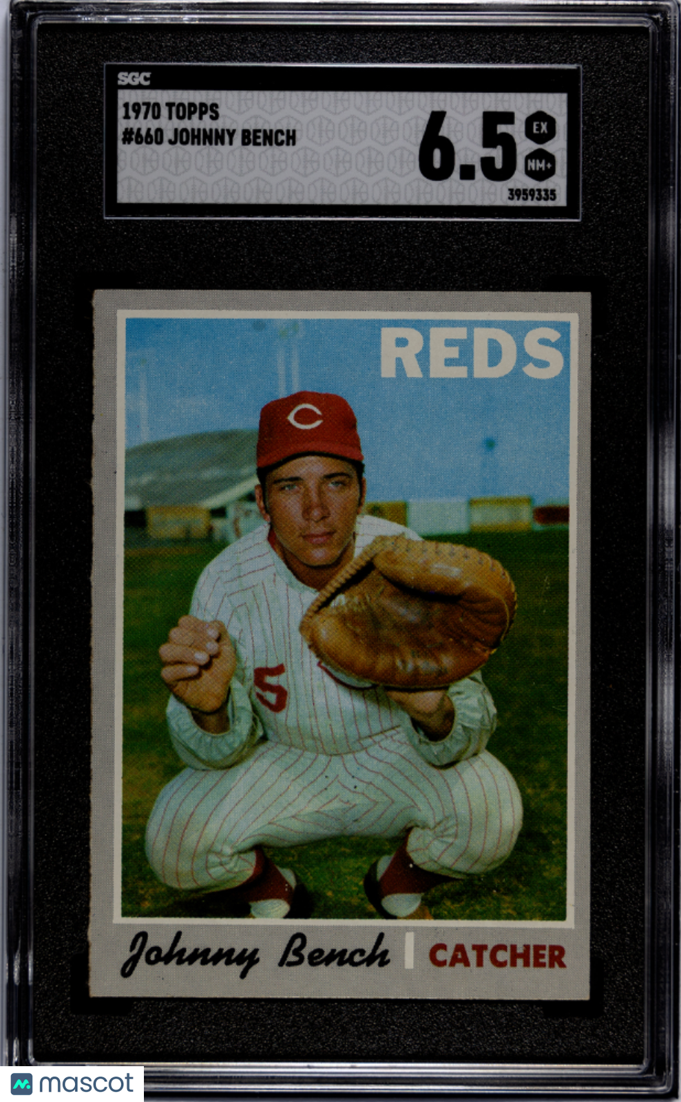 1970 Topps Johnny Bench #660 SGC 6.5