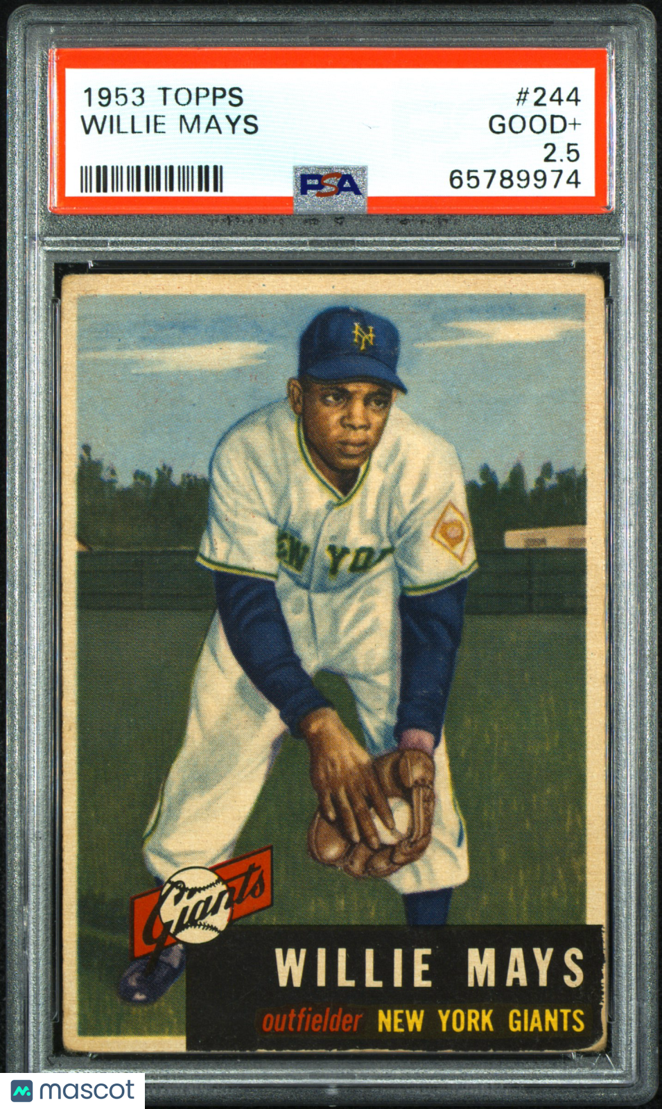 1953 Topps Willie Mays #244 PSA 2.5