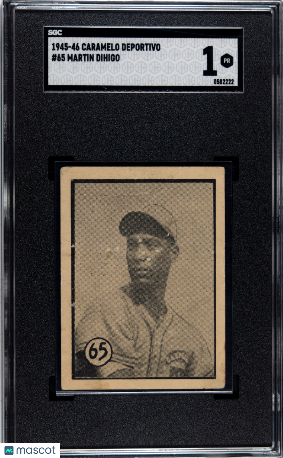1945 Caramelo Deportivo Martin Dihigo #65 SGC 1
