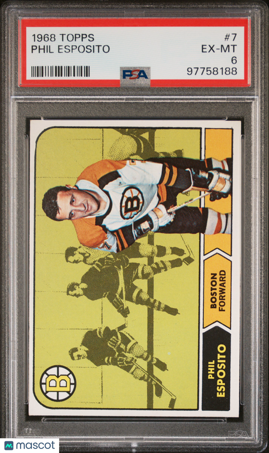 1968 Topps Phil Esposito #7 PSA 6