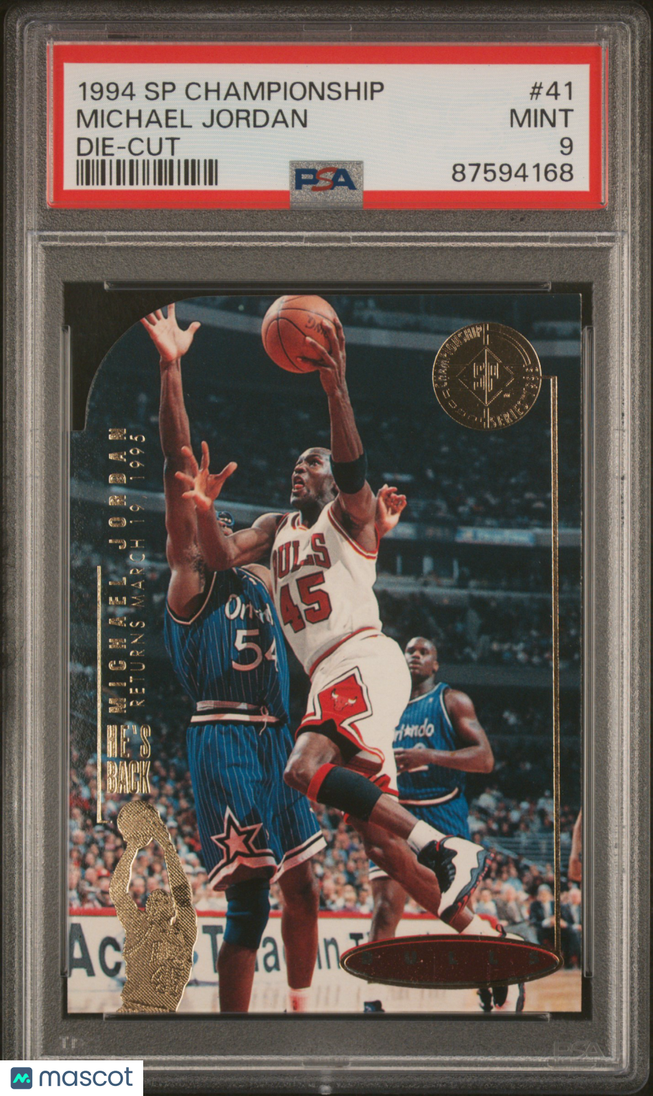 1994 SP Championship Michael Jordan #41 Die Cut PSA 9