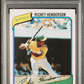 1980 Topps Rickey Henderson #482 PSA 6