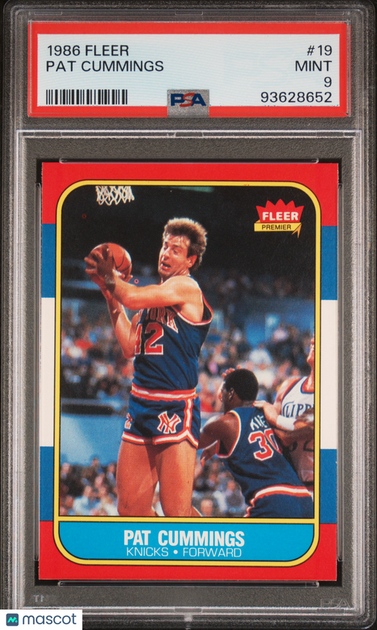 1986 Fleer Pat Cummings #19 PSA 9