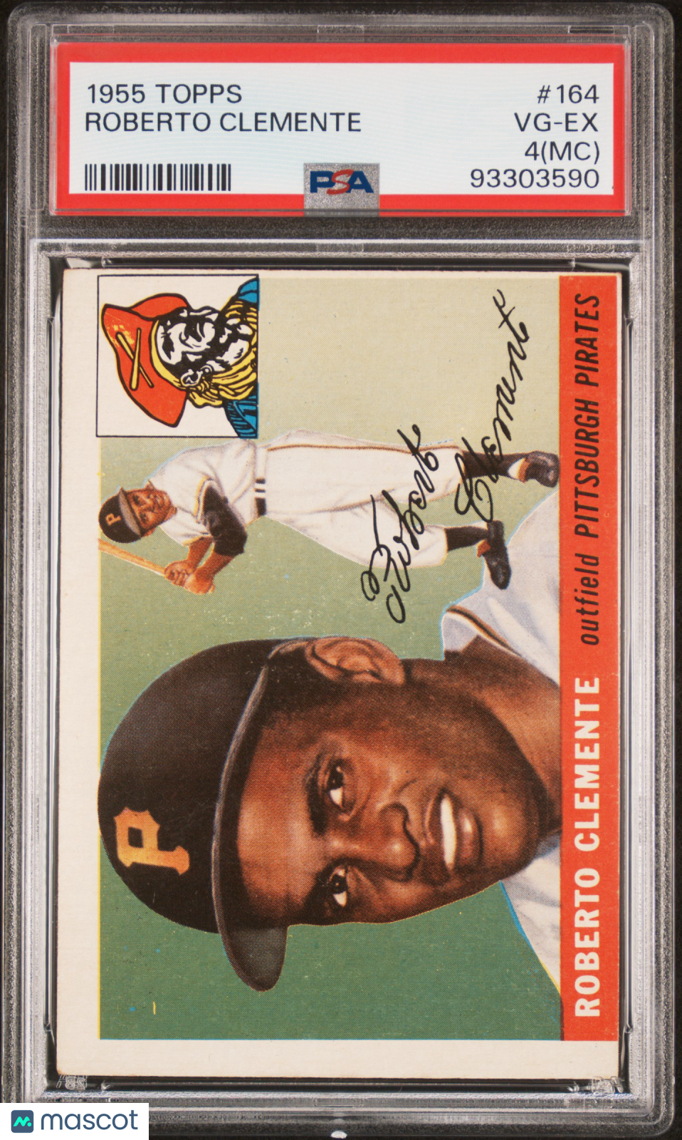 1955 Topps Roberto Clemente #164 PSA 4 MC