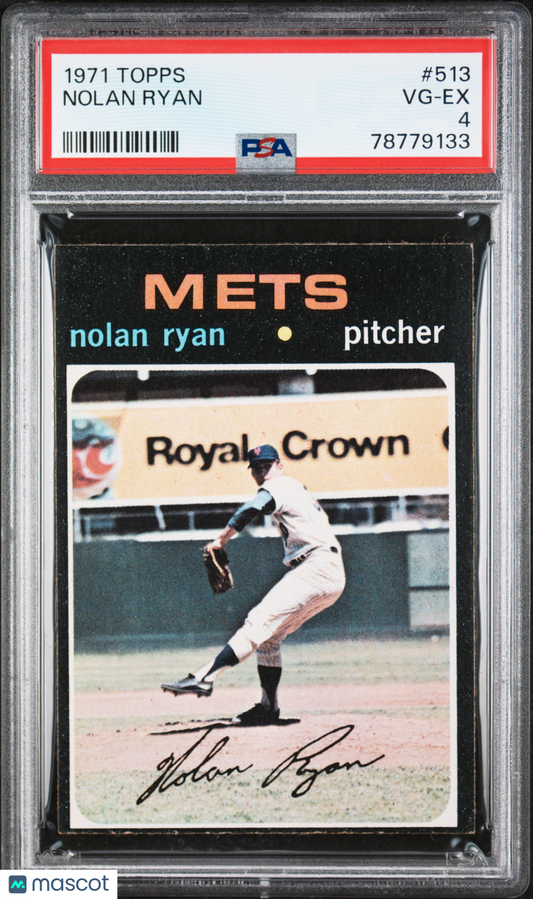 1971 Topps Nolan Ryan #513 PSA 4