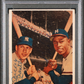 1958 Topps H. Aaron M. Mantle #418 W. S. Batting Foes PSA 3 Auto 9