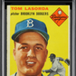 1954 Topps Tom Lasorda #132 MBA 4 RC