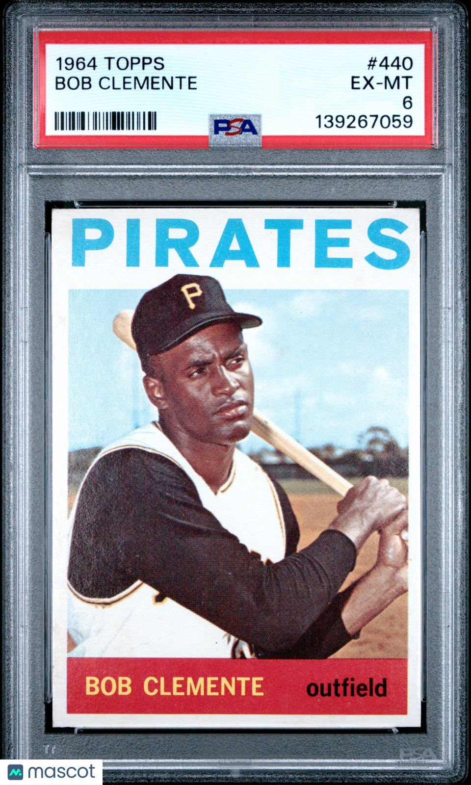 1964 Topps Bob Clemente #440 PSA 6