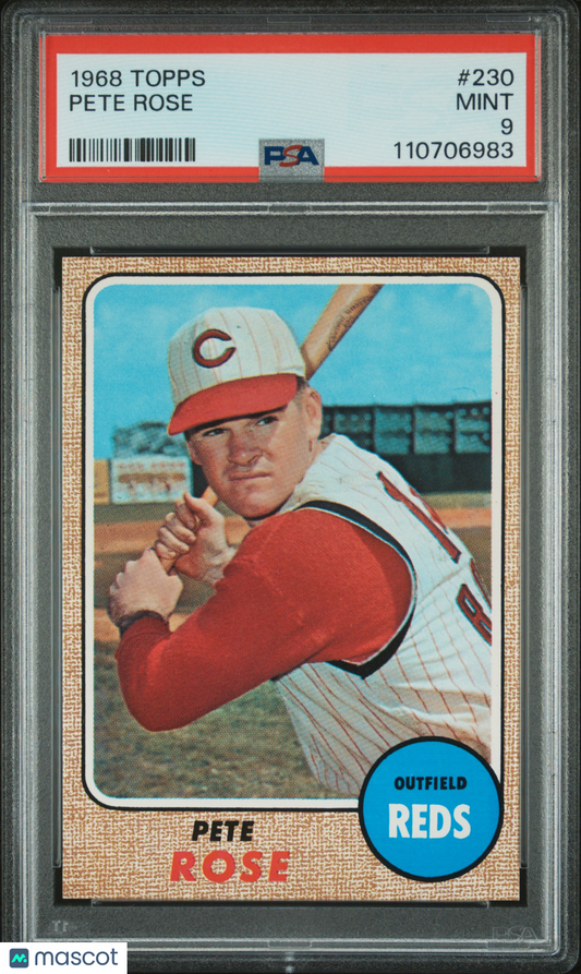 1968 Topps Pete Rose #230 PSA 9