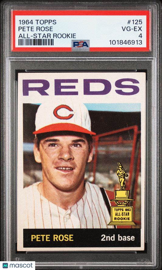 1964 Topps Pete Rose #125 All Star Rookie PSA 4