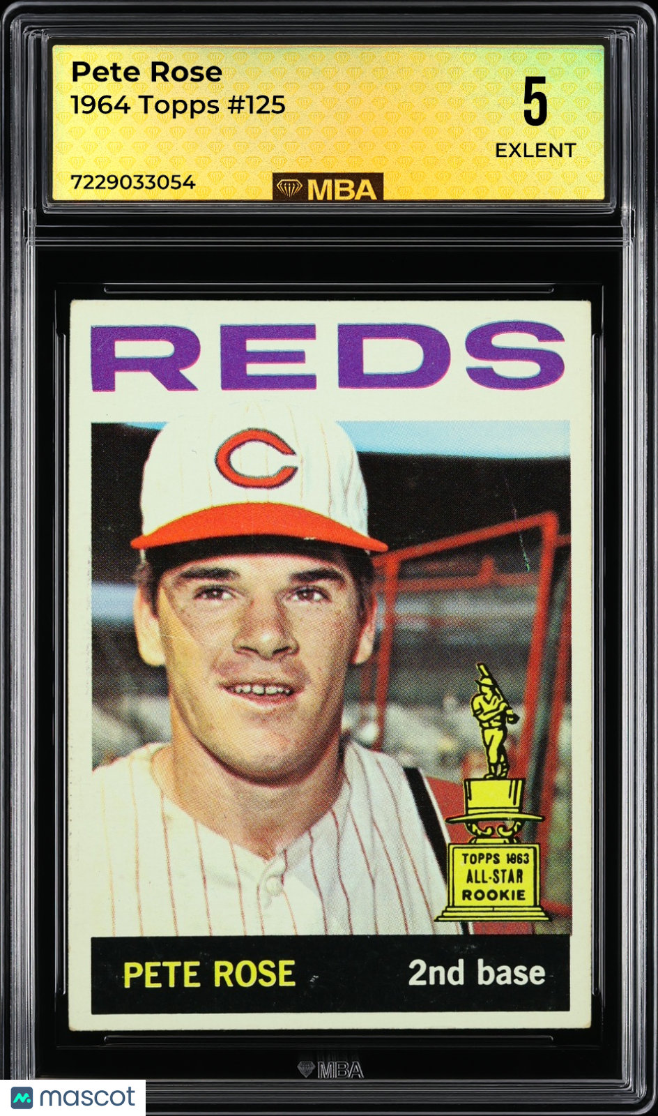 1964 Topps Pete Rose #125 MBA 5