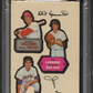 1968 Topps Action All-Star Stickers Lonborg Callison Aspromonte PSA 5