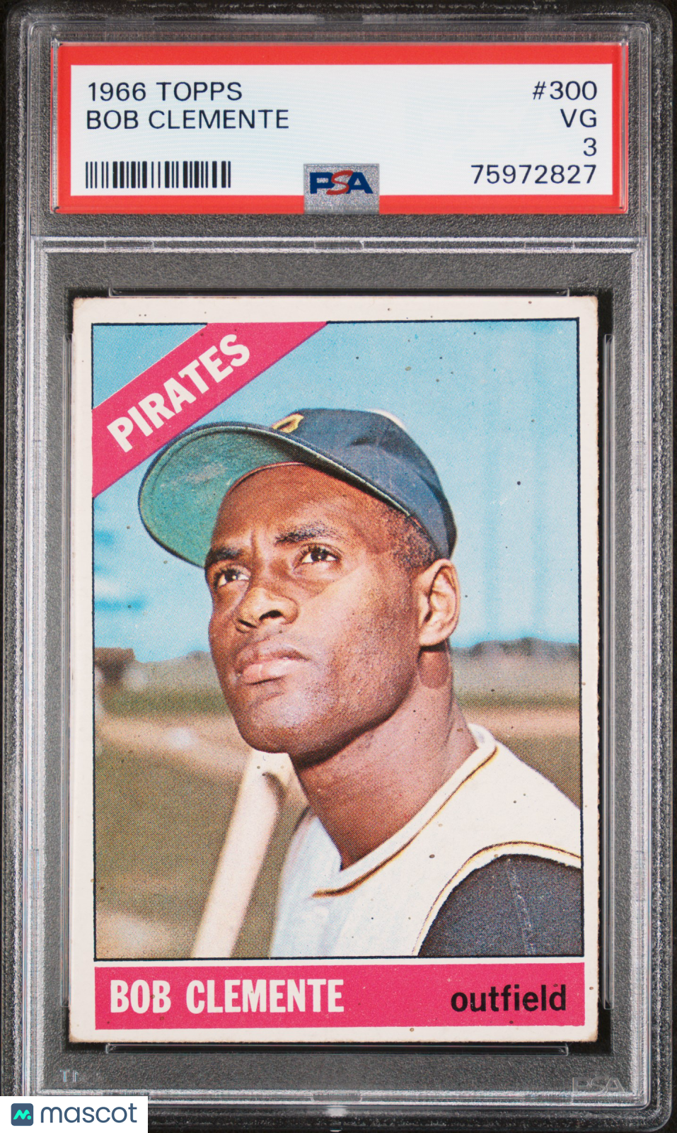 1966 Topps Bob Clemente #300 PSA 3