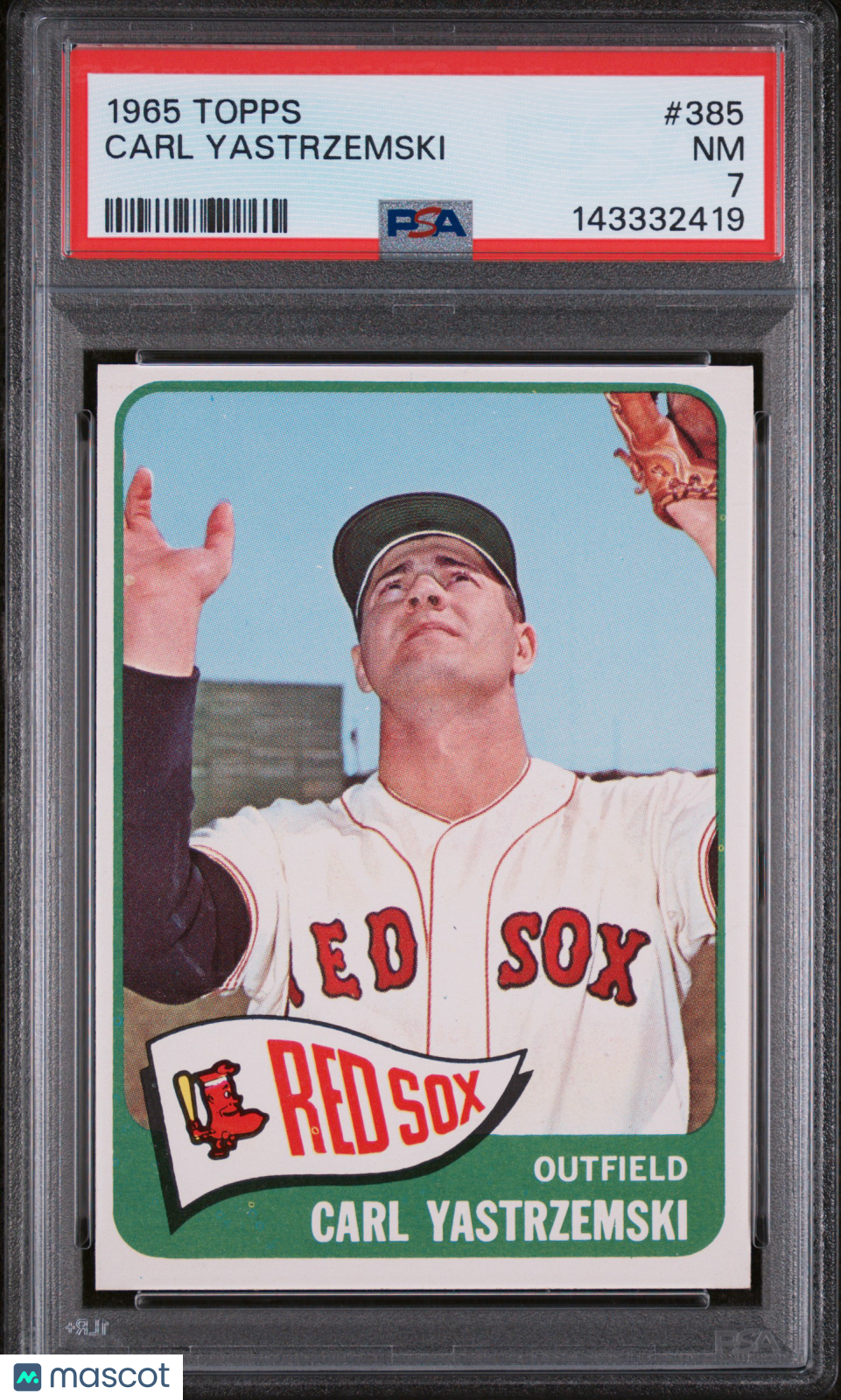 1965 Topps Carl Yastrzemski #385 PSA 7