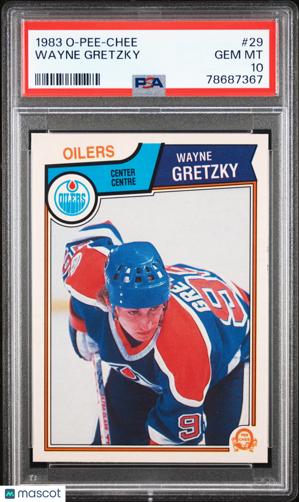 1983 O-Pee-Chee Wayne Gretzky #29 PSA 10