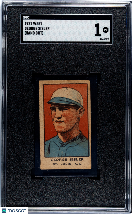1921 W551 George Sisler SGC 1