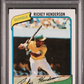 1980 Topps Rickey Henderson #482 PSA 8
