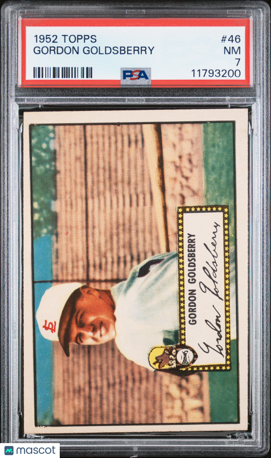 1952 Topps Gordon Goldsberry #46 PSA 7