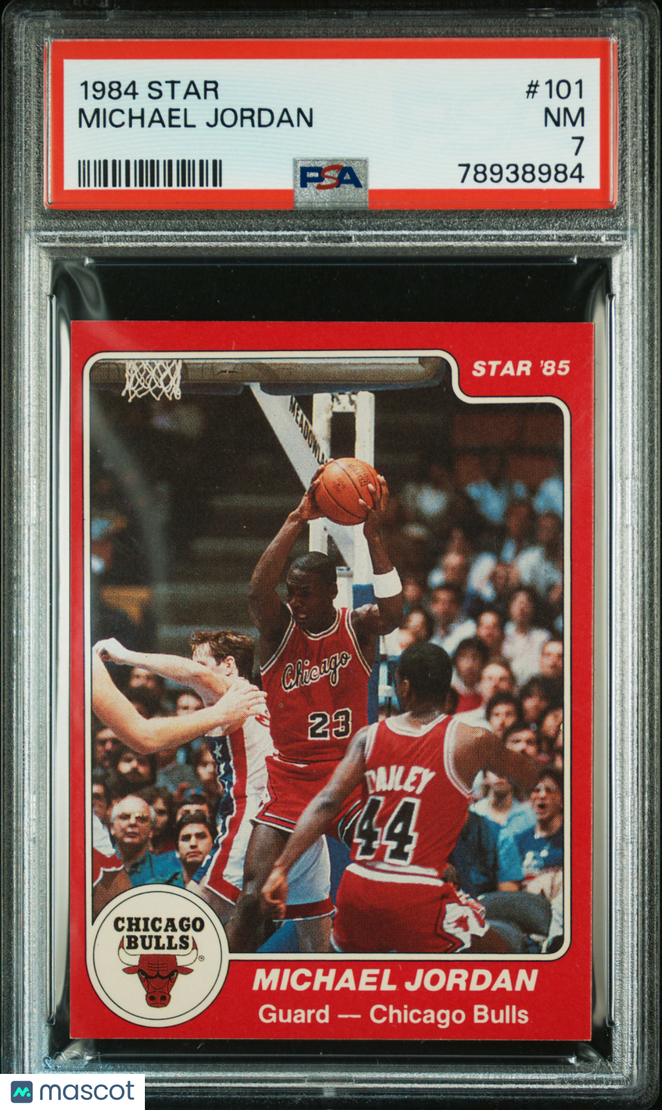 1984 Star Michael Jordan #101 PSA 7