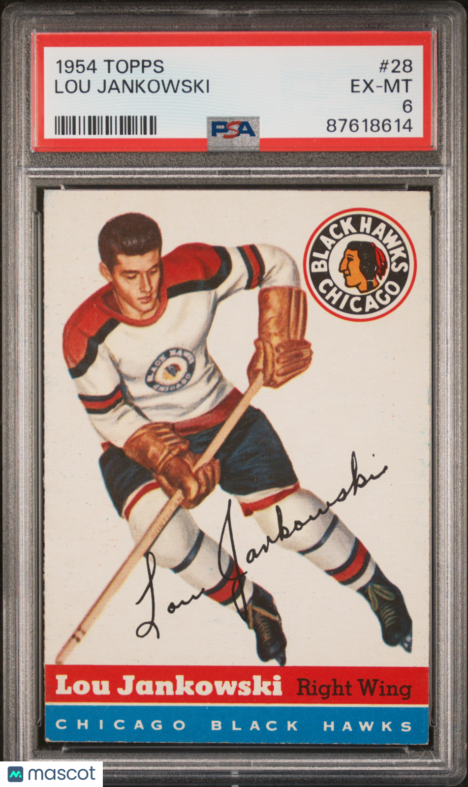 1954 Topps Lou Jankowski #28 PSA 6