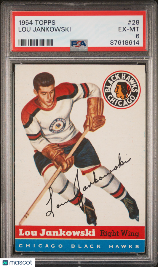 1954 Topps Lou Jankowski #28 PSA 6