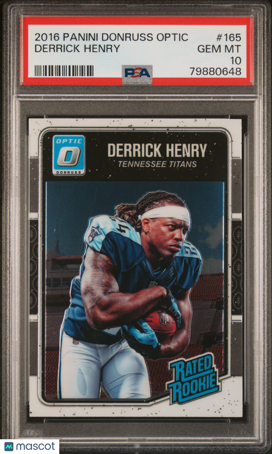 2016 Panini Donruss Optic Derrick Henry #165 PSA 10